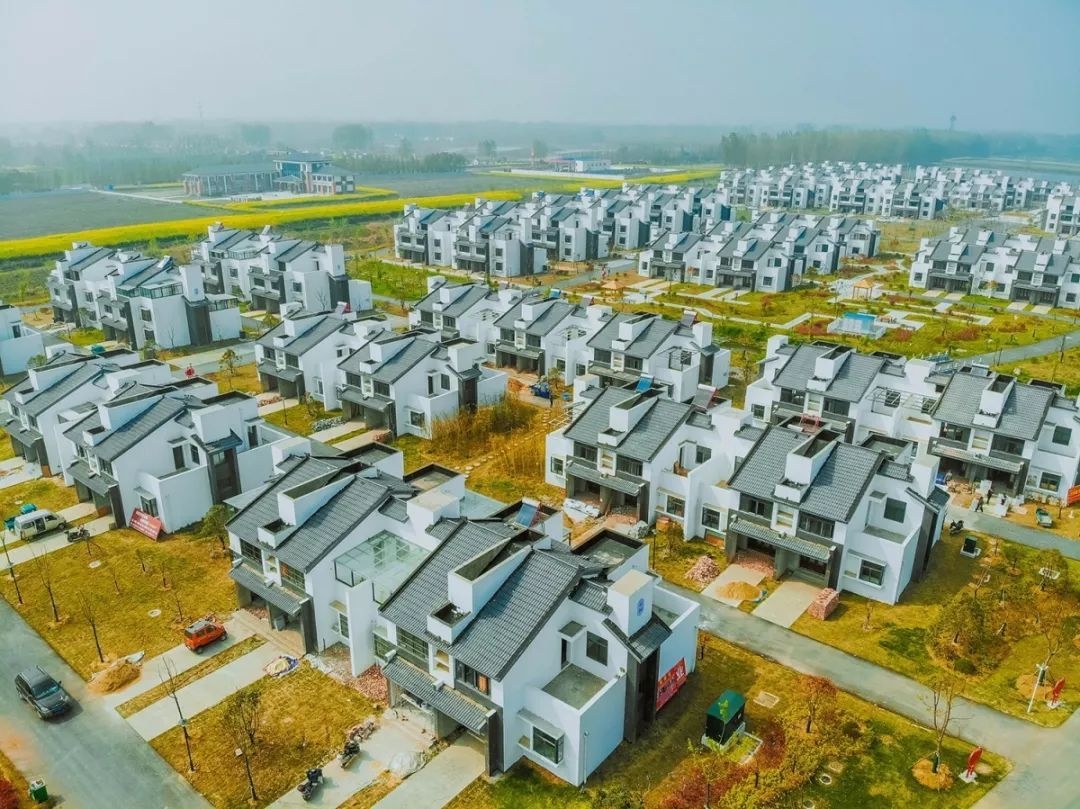 金湖县吕良镇湖畔旺屯社区。图自淮安发布