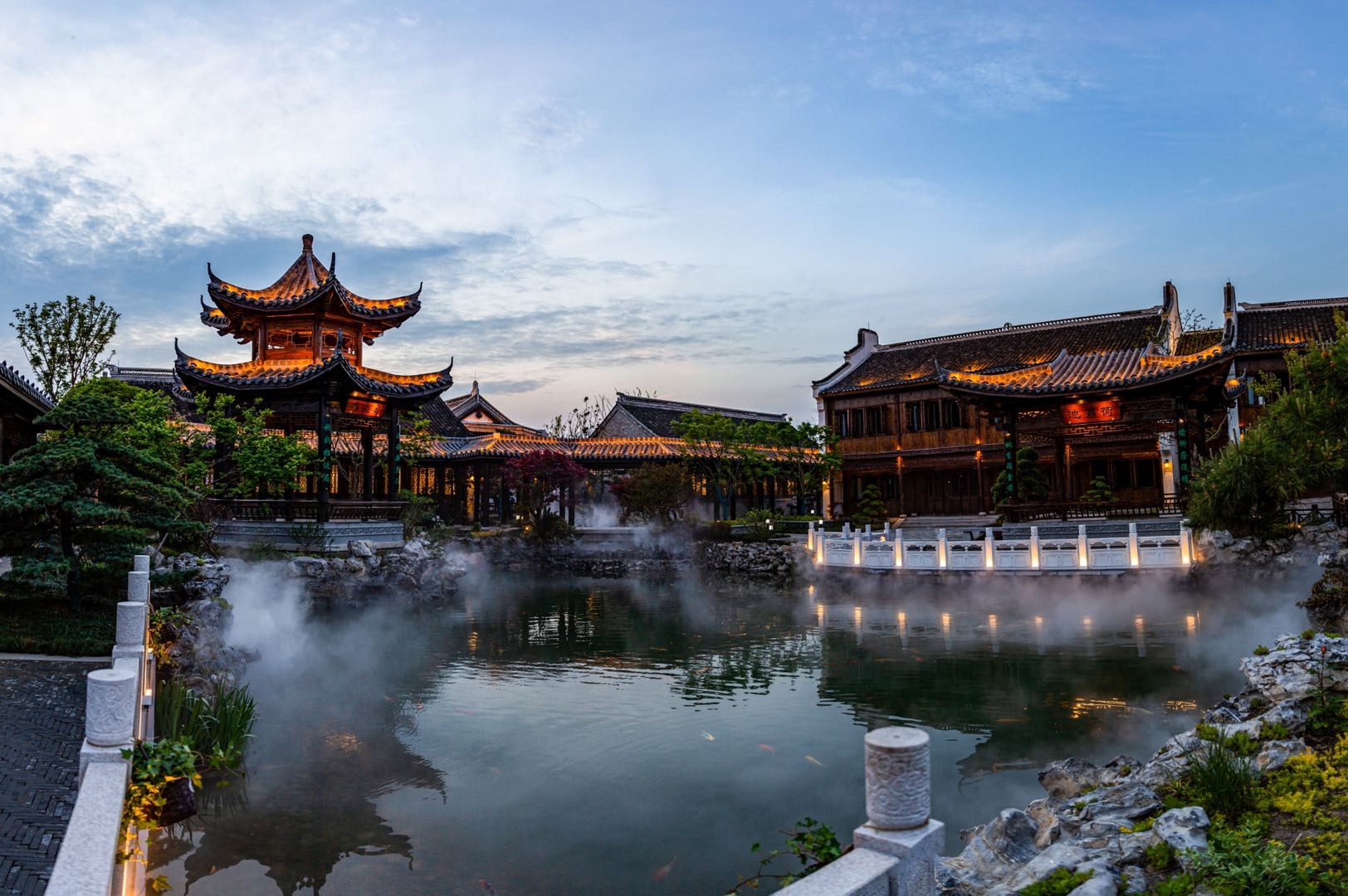 盐城大纵湖湖荡风情小镇