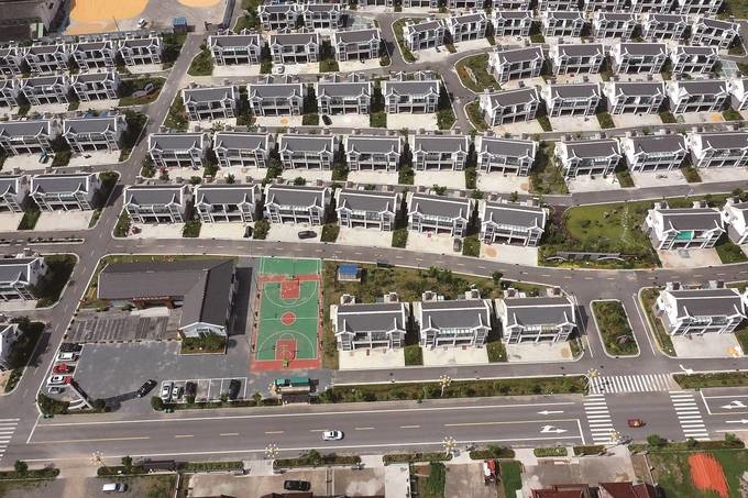 盐城市大丰区新型农村社区（含题图）周古凯卢日伟摄（视觉江苏网供图）