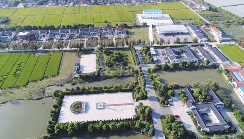 　　来到杨漕村，游客在重温红色历史的同时，还能体验农家田园之乐。（杨漕村供图）